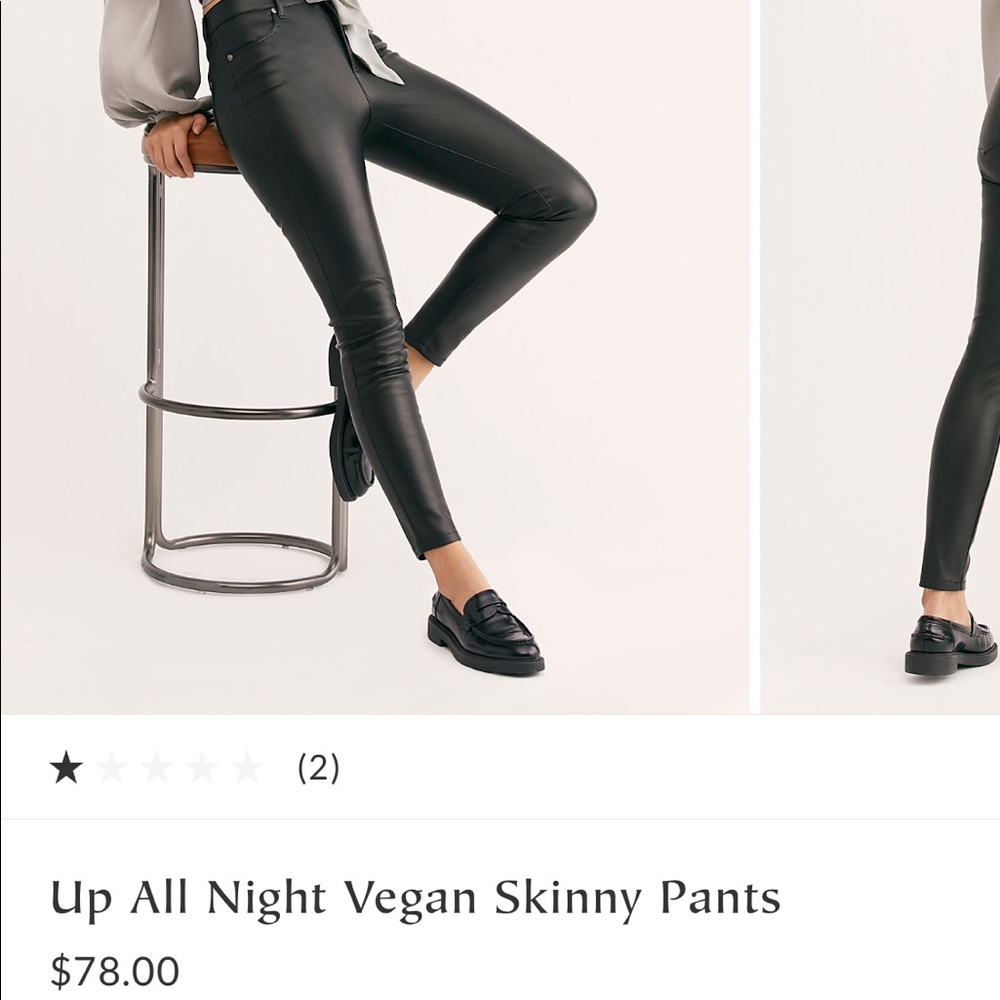 Vegan Leather Pants